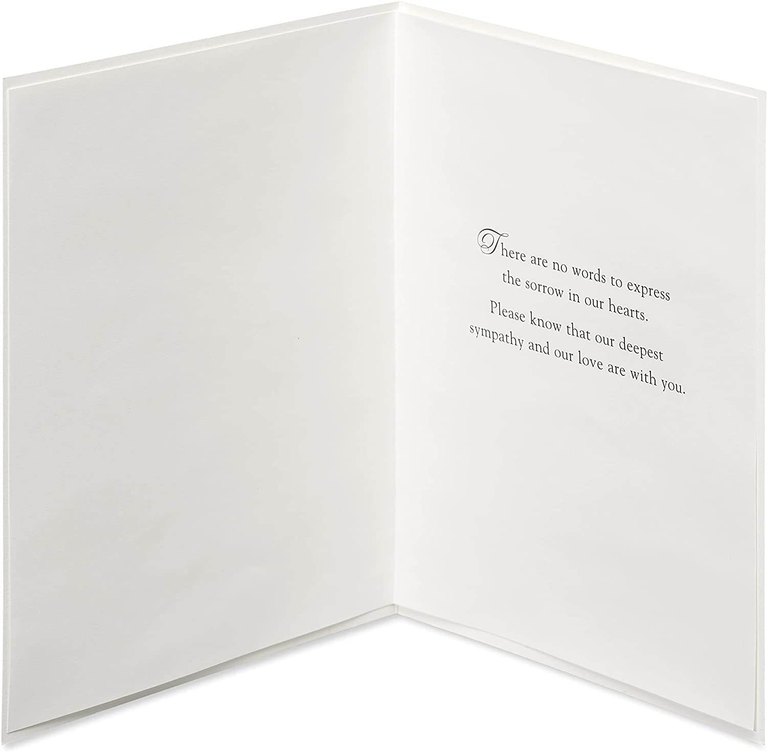 Papyrus Sympathy Card (Wishing You Comfort and Peace) - Image 2